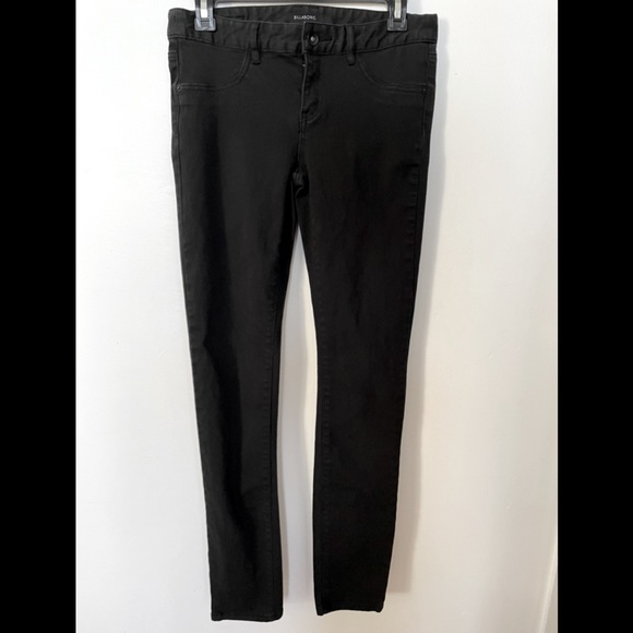New BILLABONG black low-rise skinny jeans - Picture 1 of 2